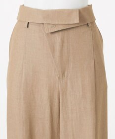 23区 【GOLD LABEL】ナチュラルシャンブレー タックパンツ