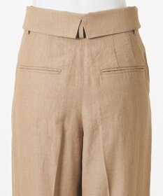 23区 【GOLD LABEL】ナチュラルシャンブレー タックパンツ