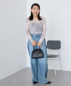 AMERICAN HOLIC ニュアンス柄プリントシアープルオーバー