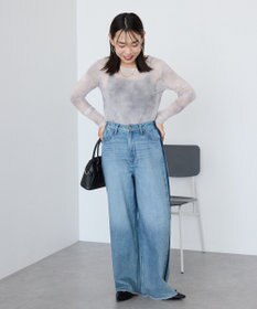 AMERICAN HOLIC ニュアンス柄プリントシアープルオーバー