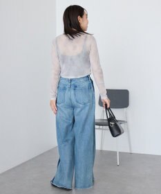 AMERICAN HOLIC ニュアンス柄プリントシアープルオーバー