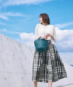 Tiaclasse シアーショートカーディガン