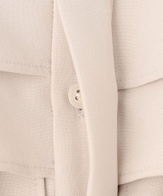 組曲 【KUMIKYOKU NAVY】コンフォータブルドレープ フリルブラウス