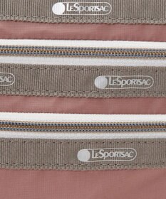 LeSportsac CLASSIC 3 ZIP POUCH/ダスティピンク/ソフトライラックC