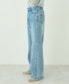 earth music&ecology フロントシームセミフレアデニムパンツ