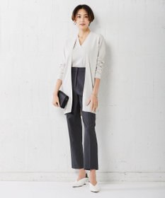 ICB 【洗える】 シンセティックフルニードル Vネックプルオーバー