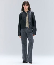 BEIGE， 【洗える・BAILA掲載】BUTLER / ストレッチベロアボートネックカットソー