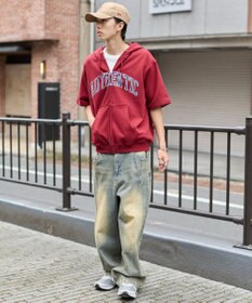 WEGO 【ユニセックス着用ITEM】カレッジロゴジップパーカー（SS）