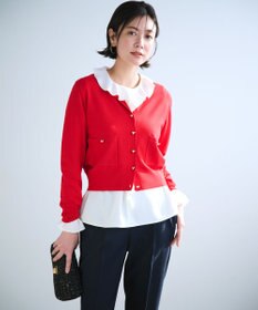 組曲 L ラッフルデシン ブラウス