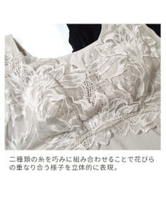 BRADELIS New York 【BRADELIS NewYork peace】シルク混素肌しっとりハッピーバストキャミ26 補正下着 カップ付き ブラトップ ブラキャミソール シェイパー