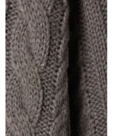 Green Parks ケーブルニットミニワンピース