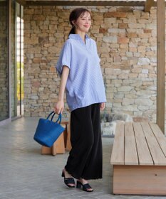 Tiaclasse 【新色追加・洗える】プリーツパンツ