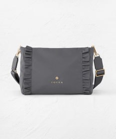 TOCCA 【撥水】TRIM WAVES POCHETTE ポシェットバッグ ライトグレー系