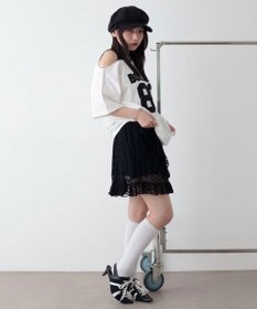 WEGO レースフリルスカート