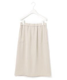 ICB 【WEB限定カラーあり・洗える】ライトダブルクロス スカート