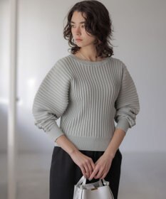 組曲 S ラメリブドルマン ニット