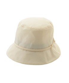 MOONBAT 【遮光100％/遮熱/UVカット】FURLA(フルラ)小ツバ 後ろ割れ バケットハット 帽子 無地 チャーム付き 手洗い可能/サイズ調整可能