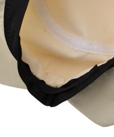 MOONBAT 【遮光100％/遮熱/UVカット】FURLA(フルラ)小ツバ 後ろ割れ バケットハット 帽子 無地 チャーム付き 手洗い可能/サイズ調整可能