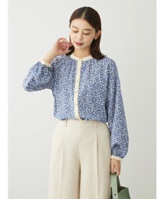 Green Parks ・ＥＬＥＮＣＡＲＥ　ＤＵＥコバナパイピングブラウス