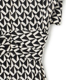 BEIGE， 【洗える】MODESTO / ジャージーストレッチカシュクールドレス