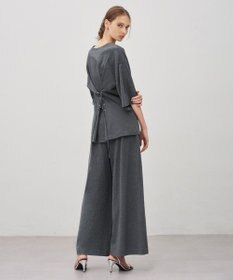 uncrave プレーンジャージー 2WAYレースアップトップス