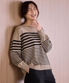 ANY 【洗濯機可】ボーダーニット