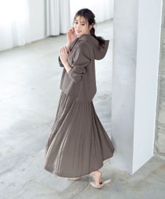 Tiaclasse 【安田美沙子さん着用・洗える】ヴィンテージサテンプリーツスカート