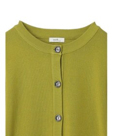 earth music&ecology クルーネックミドル丈カーディガン