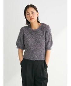 Green Parks テープヤーン半袖ニットプルオーバー