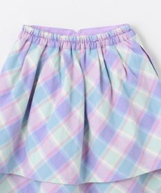 ANY KIDS シャギーチェックスカート