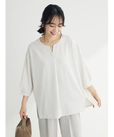 Green Parks バー付き７分袖ブラウソー