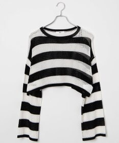 WEGO ショートメッシュニットプルオーバー