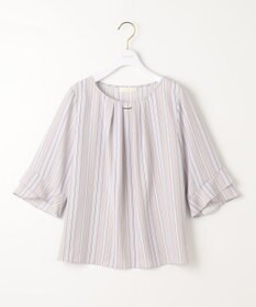 ANY SIS S 【洗える】ラッフルフレアジョーゼット ブラウス