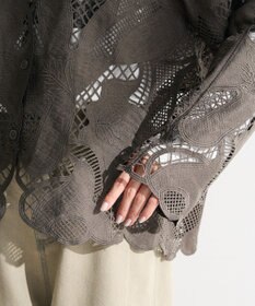 Green Parks レースカーディガン