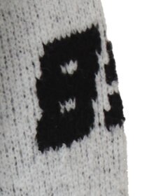 WEGO 配色スポーツグラフィックフラッフィーニットプルオーバー