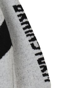 WEGO 配色スポーツグラフィックフラッフィーニットプルオーバー