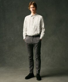 JOSEPH ABBOUD 【キングサイズ・自然な光沢感】コットンビエラフラワープリント シャツ