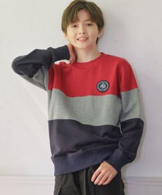 J.PRESS KIDS 【140-170cm】COMBI トリコロール トレーナー