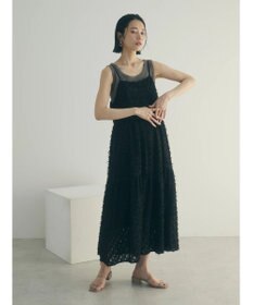 Green Parks armonia.フェザージャガードキャミワンピース