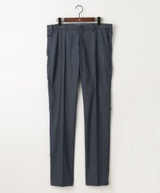 JOSEPH ABBOUD 【キングサイズ・ウエストも伸びる！/ストレッチ】ミックスリネンシャンブレーパンツ