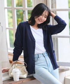 WEGO 【WEB限定/2025年秋冬新作//洗濯OK/毛玉レス/MLXLサイズ展開/オフィス/カジュアル】ベーシックニットカーディガン