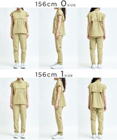 WOMEN】サイドパンチング テーパードパンツ ゴルフウェア レディース