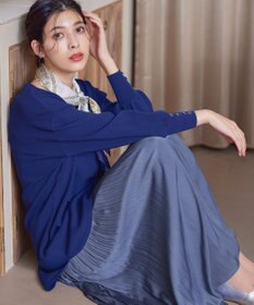 Tiaclasse 【安田美沙子さん着用・洗える】ヴィンテージサテンプリーツスカート
