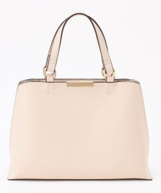 ANY 【2WAY】スクエアメタルハンドバッグ ベージュ