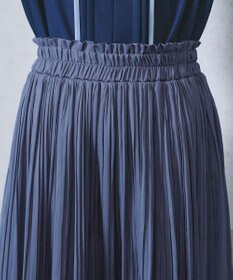 Tiaclasse 【安田美沙子さん着用・洗える】ヴィンテージサテンプリーツスカート