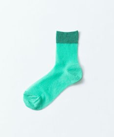 TRICOTE COLOUR SHEER RIB SOCKS／カラーシアーリブソックス