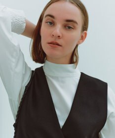 UNFILO ハイネックブラウス