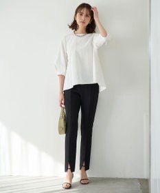 UNFILO L フロントスリットパンツ