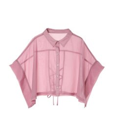 Green Parks ＥＧＯＩＳＴ　短丈シアーシャツ