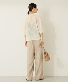 AMERICAN HOLIC メッシュ半袖ブラウス